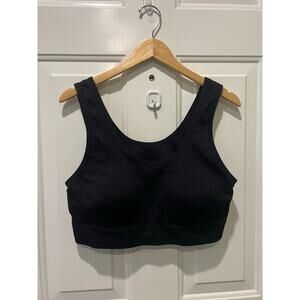 Torrid Lightly Lined Seamless Rib Scoop Bralette Black Size 3